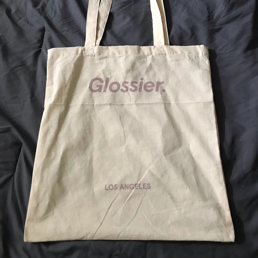 Glossier tote bag